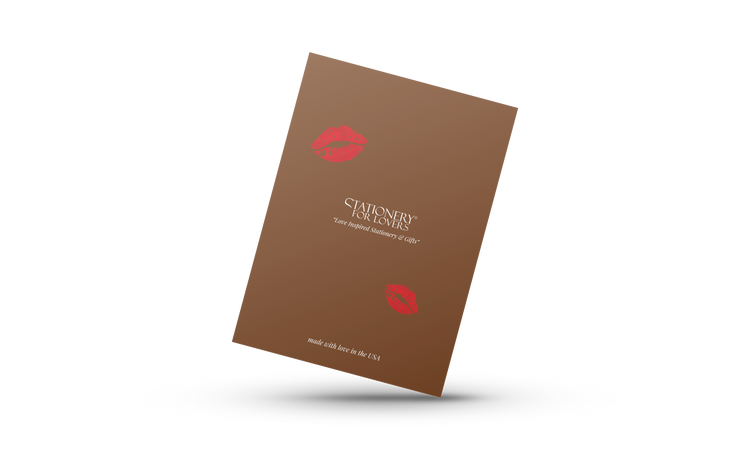 Smooches - Brown | Feminine Greeting Card