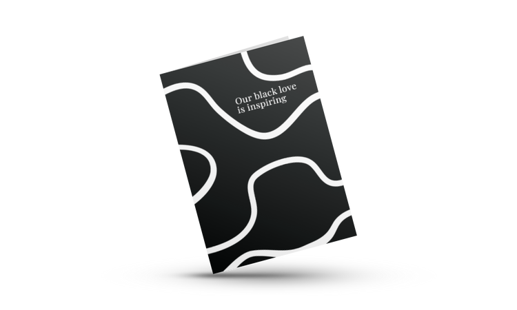 Our Black Love Is Inspiring | Black Love Greeting Cards