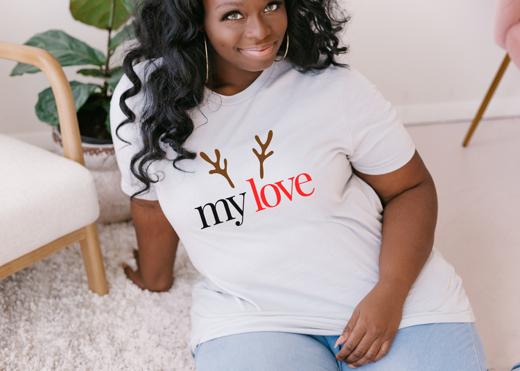 Christmas T-shirts and sweatshirts for couples, lovers and partners. Make a statement this holiday season alongside your favorite person! Stationery For Lovers limited edition matching Christmas themed t-shirts and sweatshirts!
