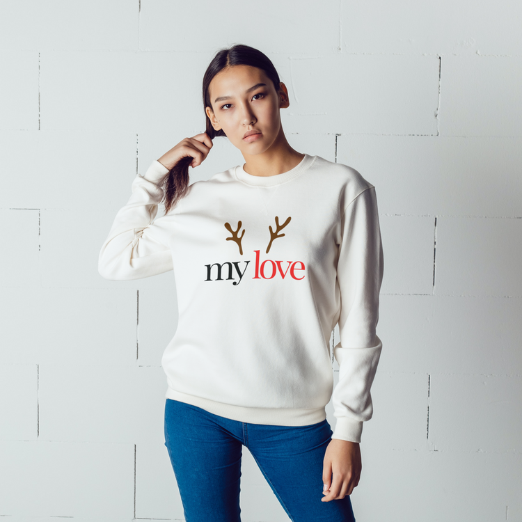 Christmas T-shirts and sweatshirts for couples, lovers and partners. Make a statement this holiday season alongside your favorite person! Stationery For Lovers limited edition matching Christmas themed t-shirts and sweatshirts!