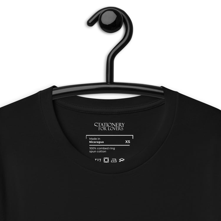 "I Love My Boyfriend Now Fiancé" Block Font Unisex T-shirt (Black)
