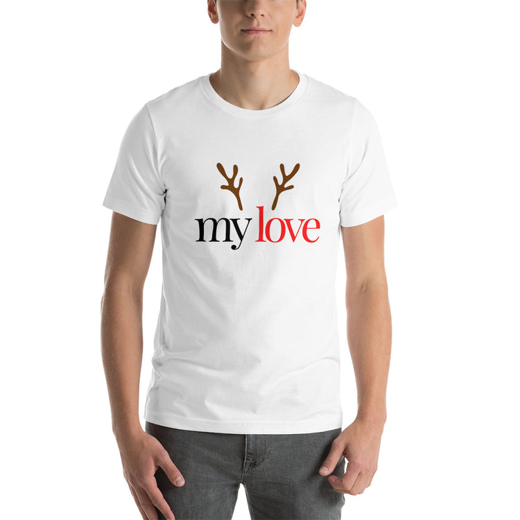 Christmas T-shirts and sweatshirts for couples, lovers and partners. Make a statement this holiday season alongside your favorite person! Stationery For Lovers limited edition matching Christmas themed t-shirts and sweatshirts!