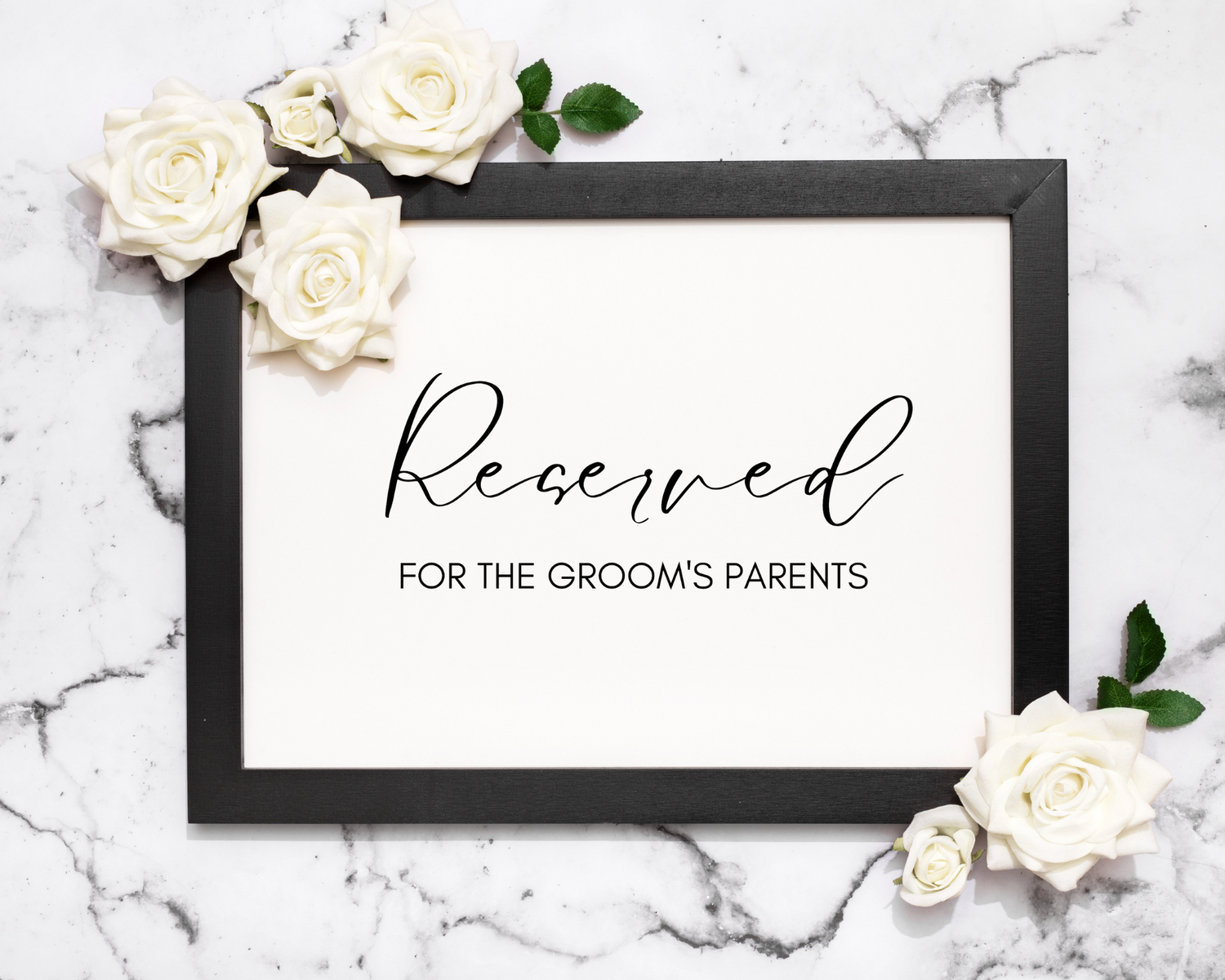 Printable Reserved Signs For Weddings & Events – Stationery For Lovers