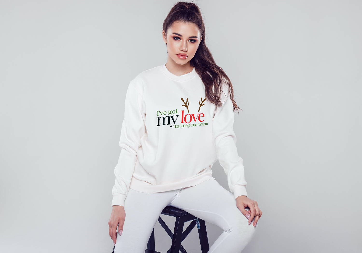 Christmas T-shirts and sweatshirts for couples, lovers and partners. Make a statement this holiday season alongside your favorite person! Stationery For Lovers limited edition matching Christmas themed t-shirts and sweatshirts!