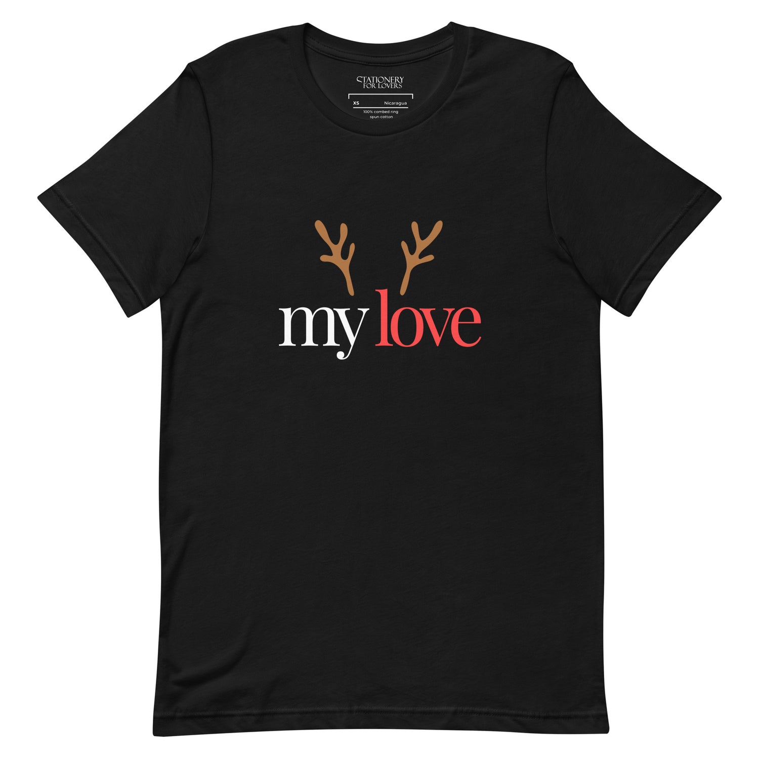 Christmas T-shirts and sweatshirts for couples, lovers and partners. Make a statement this holiday season alongside your favorite person! Stationery For Lovers limited edition matching Christmas themed t-shirts and sweatshirts!